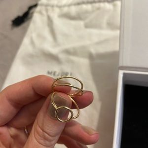3 Mejuri Rings Size 7